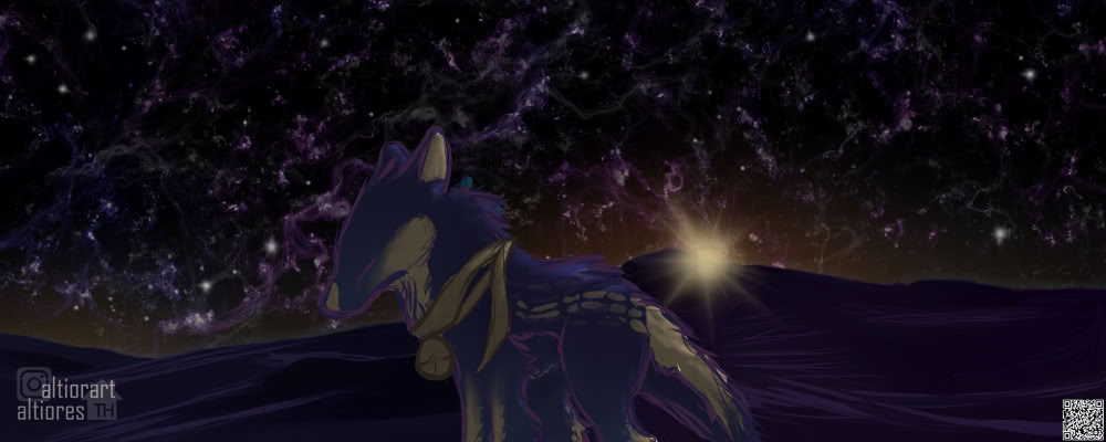 Rendered artwork of an old adoptable character